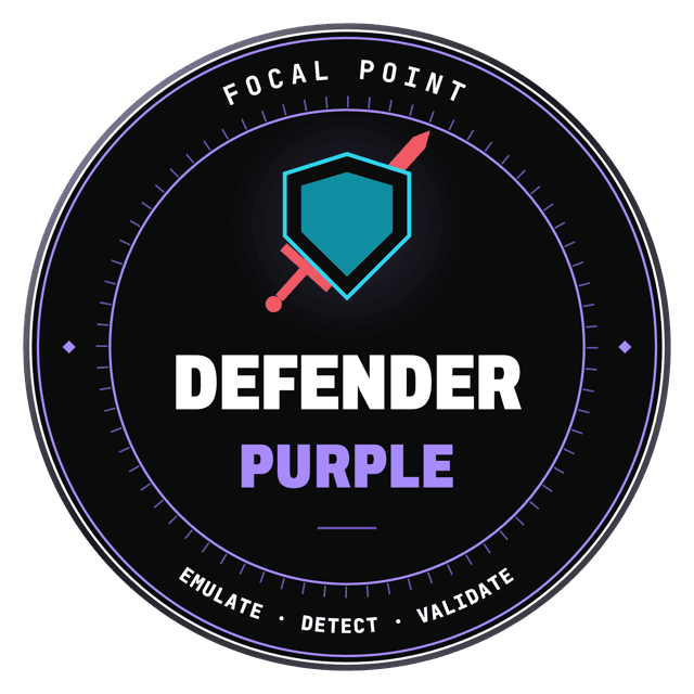 Defender Purple programme badge